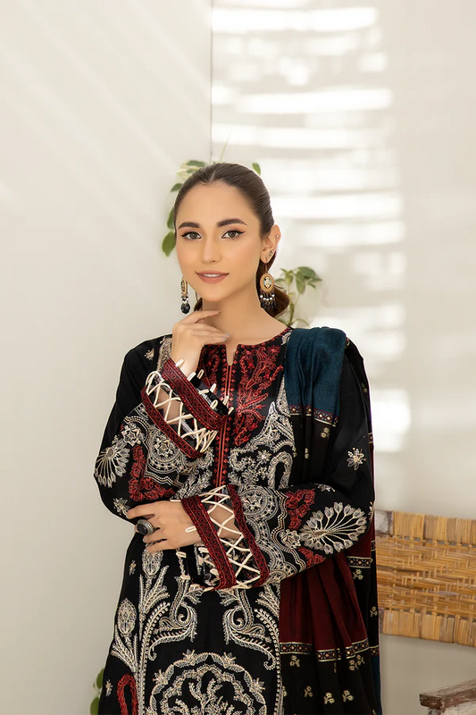 Glamist By Johra – Unstitched Embroidered Jacquard 3PC Lawn