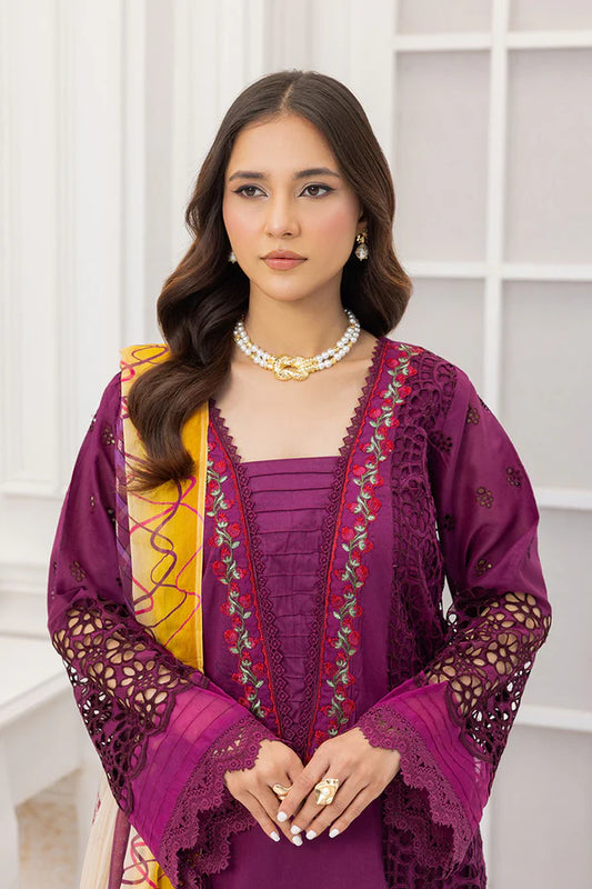 Shazma by Johra - Unstitched 4-Piece Embroidered + Chikan Kari Lawn