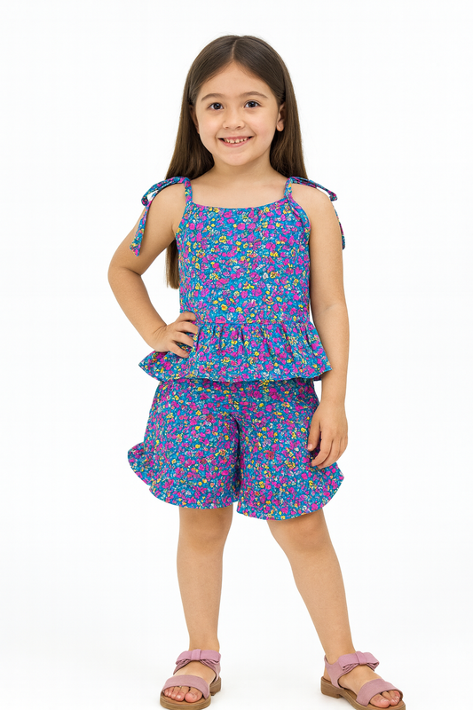 Stylish Girls’ Two-Piece Summer Outfit