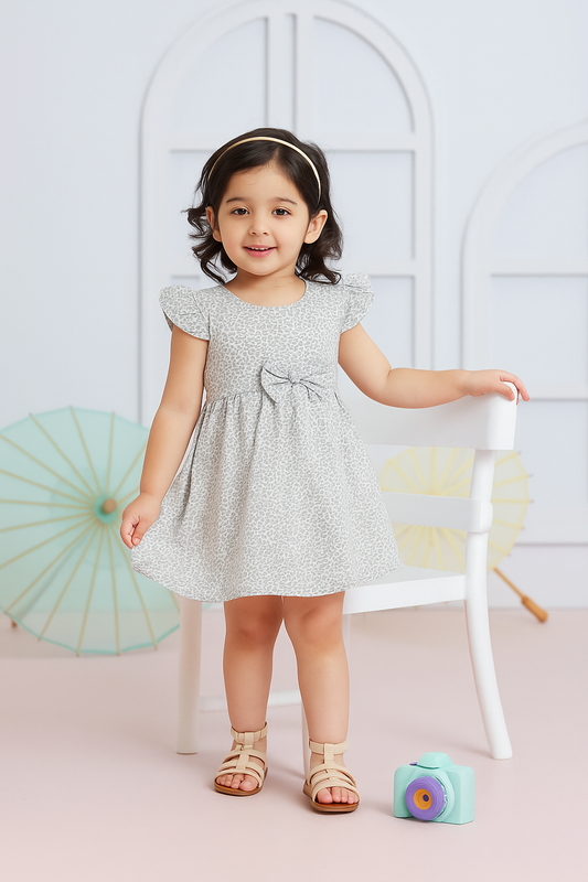 Adorable Cotton Floral Frock for Girls (3 to 9 Months)