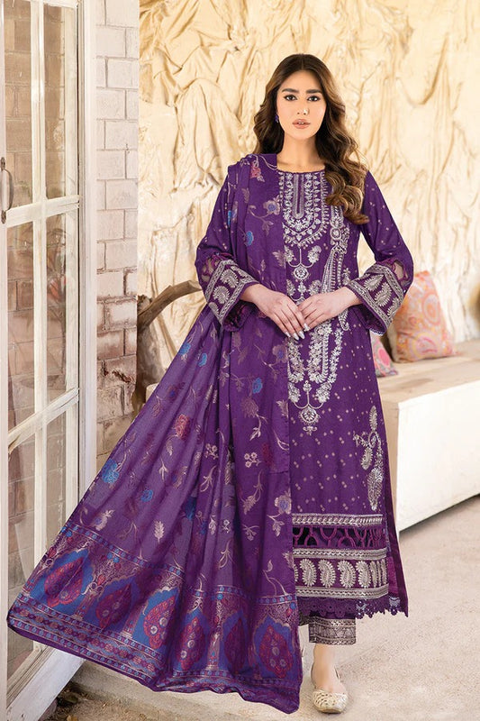 Zaib un Nisa by Johra – Embroidered Jacquard Lawn