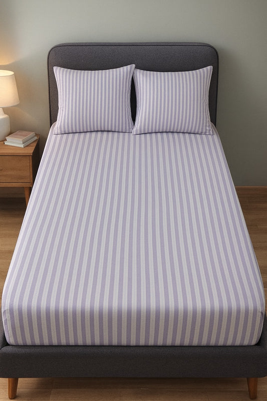 Single Bedsheet with Pillow Cover ( Export Quality )