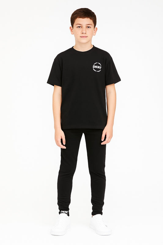 DKNY Boys' Graphic T-Shirt with Casual Trouser Set