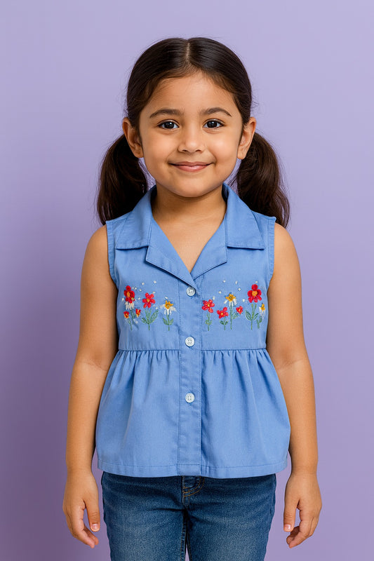 Toddler Girls’ Embroidered Frock