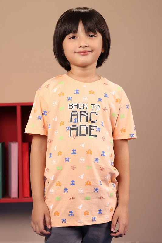 Zellbury Kids Graphic Jersey T-Shirt