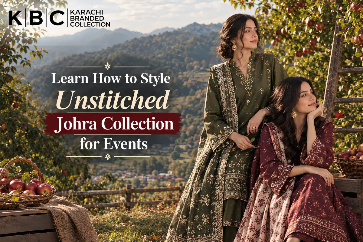 Learn How to Style Unstitched Johra Collection for Events