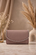 Premium Hand Clutch Bag (Dusty Mauve)