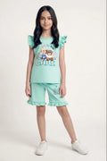 Girls Casual 2-Piece Suit (Sky Blue)