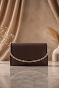 Premium Hand Clutch Bag (Chocolate)