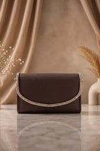 Premium Hand Clutch Bag (Chocolate)