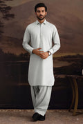 Premium Men's Unstitched Cotton Fabric Suit (Soft Sage)