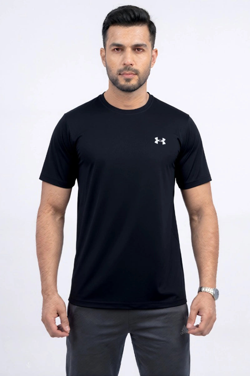 Under Armour - Men's Performance Crew Neck T-Shirt (Black)