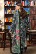 Jade Classic Cambric Collection Vol-05 - 3 Piece Unstitched Printed Suit (Dark Slate Grey)