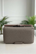 Hanging Cosmetic & Accessory Clutch (Muted Greyish Taupe)