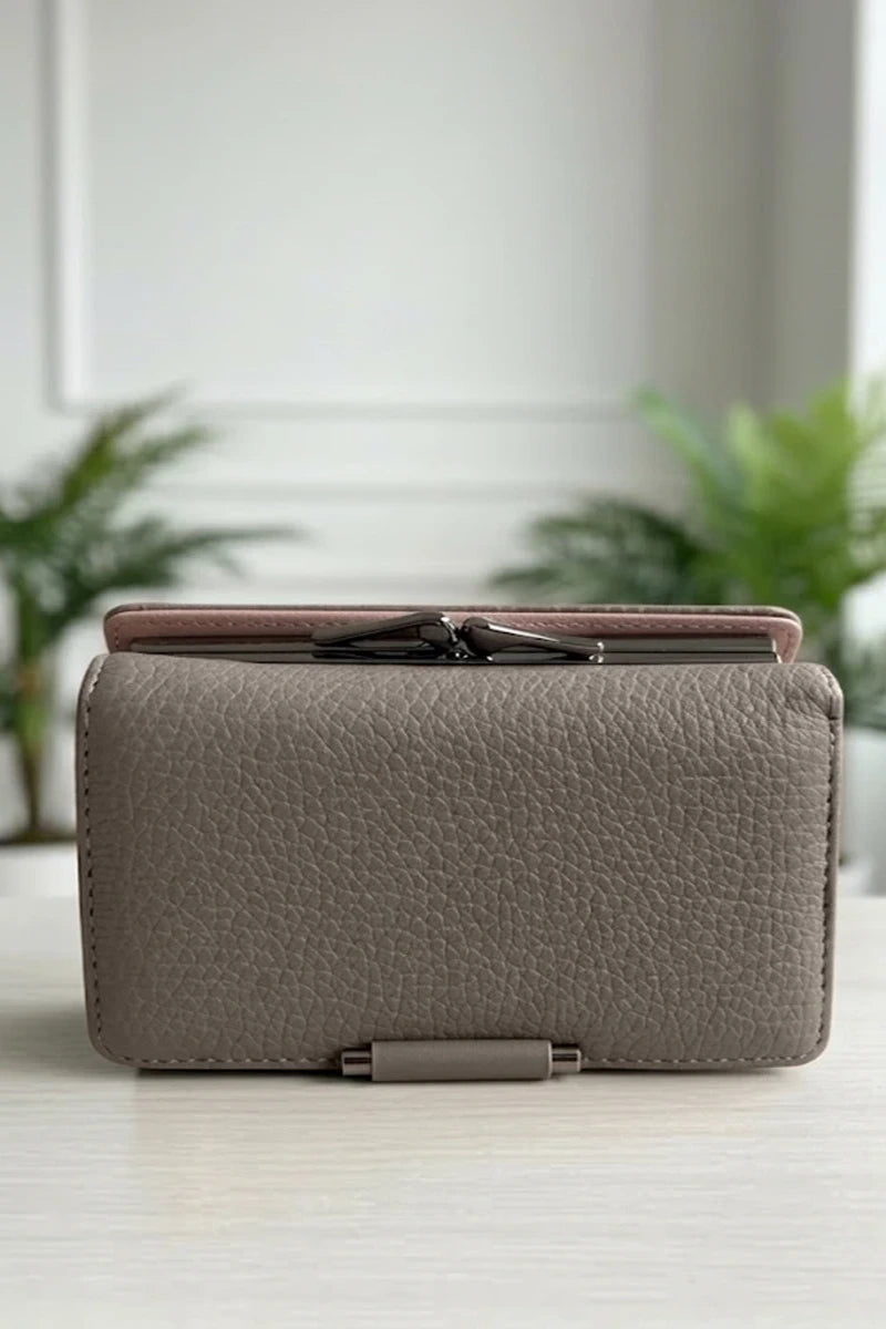Hanging Cosmetic & Accessory Clutch (Muted Greyish Taupe)