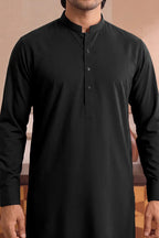 Yameen - Men’s Unstitched Cotton Fabric (Black)