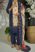 Mehrun by KBC Fashion Unstitched 3-Piece Lawn Collection (Indigo Navy)