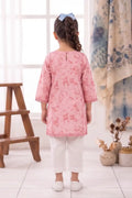 Little Angel Girls Soft Cotton Printed Kurti Shirt (Light Pink)