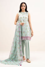 Elahéh By Maria B - 3PC Unstitched Digital Printed Lawn Suit (Ice Blue)
