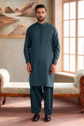 Men’s Wash & Wear Unstitched Fabric By KBC Fashion (Blue)