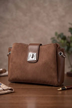 Premium Women's Imported Handbag (Warm Coffee)