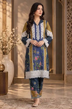 Roshaan by kbc fashion Stitched 2-Piece Suit (Indigo)