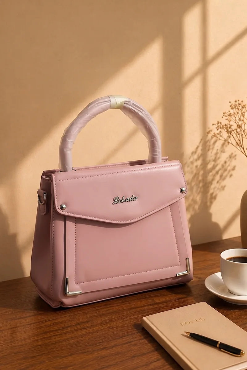 Premium Women's Fashion Handbag (Soft Blush Pink)