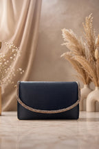Premium Hand Clutch Bag (Midnight Navy Blue)