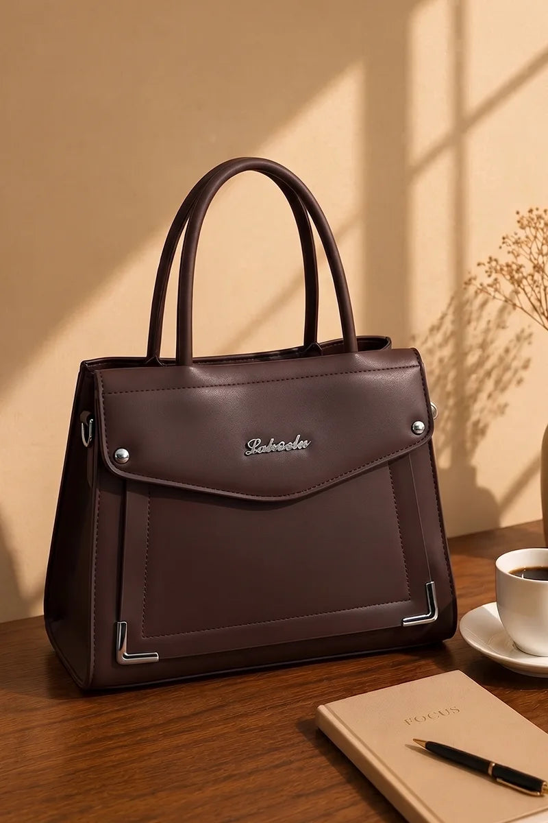 Premium Women's Fashion Handbag (Dark Brown)