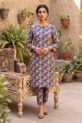 Sana Safinaz Printed Lawn Unstitched 2-Piece Suit (Ultramarine Blue)