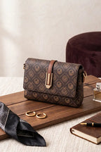 Premium Women's Imported Handbag (Dark Espresso)