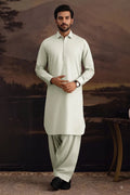 Premium Men's Unstitched Cotton Fabric Suit (Pale Pistachio)