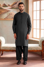 Men’s Wash & Wear Unstitched Fabric By KBC Fashion (Charcoal)