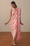 Sapphire Vol.6 - 3PC Unstitched Printed Lawn Suit (Soft Blush Pink)