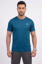 Under Armour - Men's Performance Crew Neck T-Shirt (Teal Blue)
