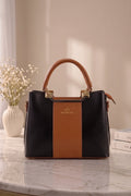 Imported Women's Structured Handbag (Jet Black)