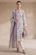 Khaadi (Vol.5) – 3 Piece Unstitched Printed Lawn Suit (Soft Lilac Floral)