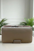 Hanging Cosmetic & Accessory Clutch (Mocha Nude)