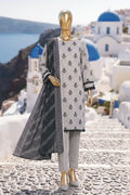Safina Pop (Vol-01) by A One Textile - 3PC Unstitched Printed Lawn Suit (Light Grey)