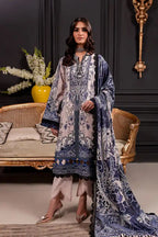 Jade Urbane Vol: 04 Classic Lawn Collection 3-Piece Unstitched Suit (Pale Lilac)