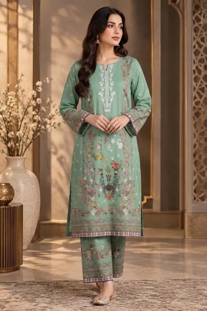Women's Premium Stitched 2-Piece Suit (Mint Green)