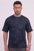 Men Drop Shoulder T-Shirt by KBC Fashion (Dark Slate)