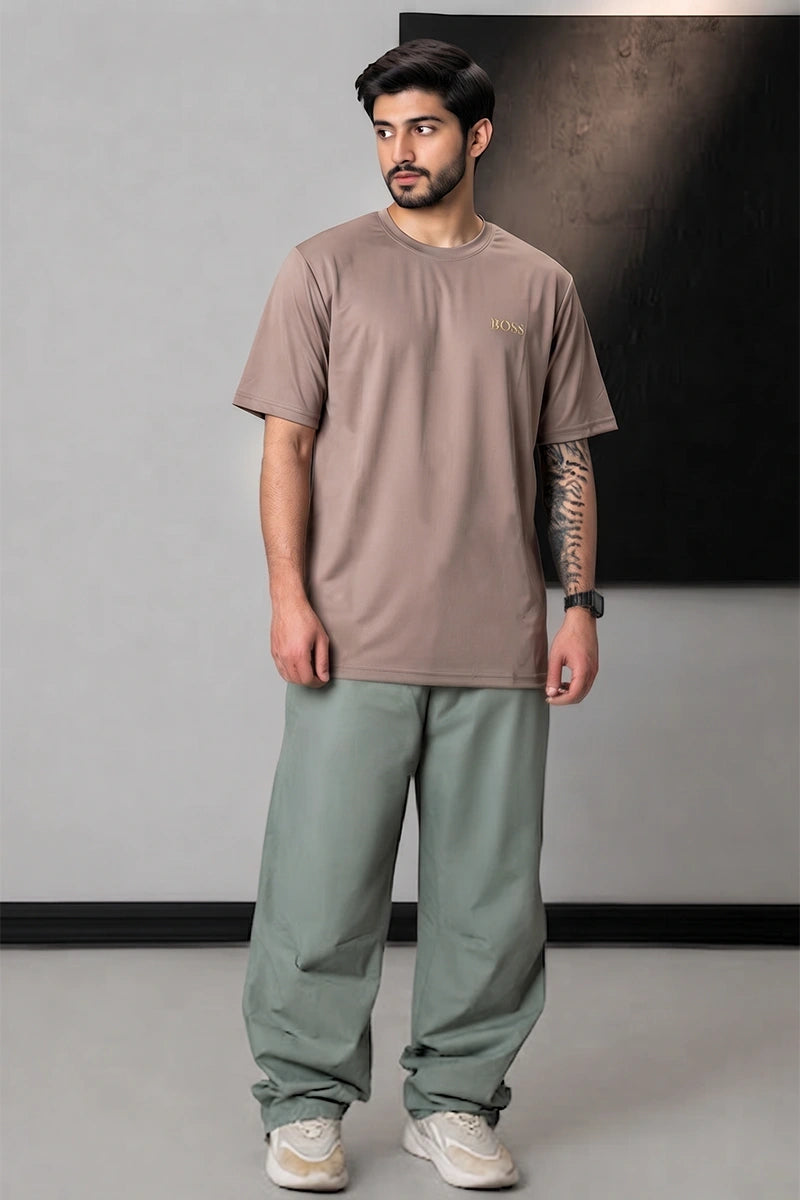 Boss - Men’s T-Shirt (Warm Beige)