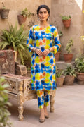Sana Safinaz Printed Lawn Unstitched 2-Piece Suit (Chartreuse)