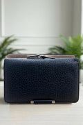 Hanging Cosmetic & Accessory Clutch (Midnight Navy Blue)