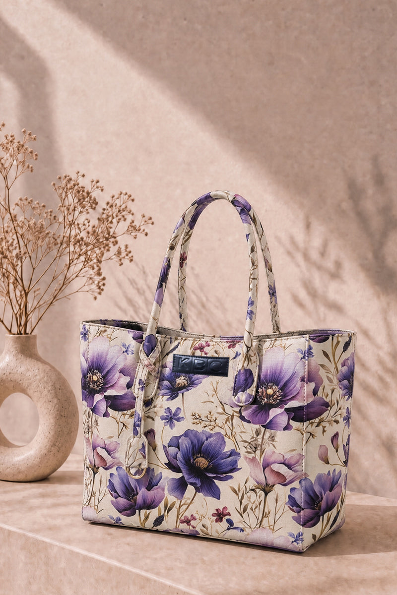 KBC - Canvas Handbags (Violent Floral)
