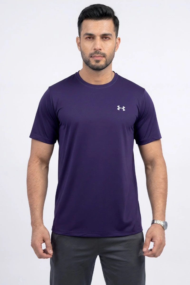 Under Armour - Men's Performance Crew Neck T-Shirt (Deep Violet)