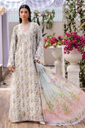 Elahéh By Maria B - 3PC Unstitched Digital Printed Lawn Suit (Soft Ivory)
