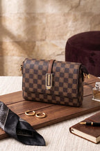 Premium Women's Imported Handbag (Mocha Brown)