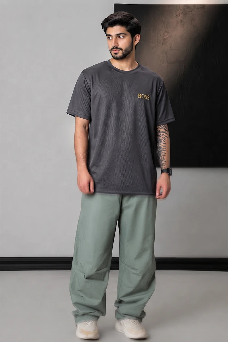 Boss - Men’s T-Shirt (Charcoal Grey)